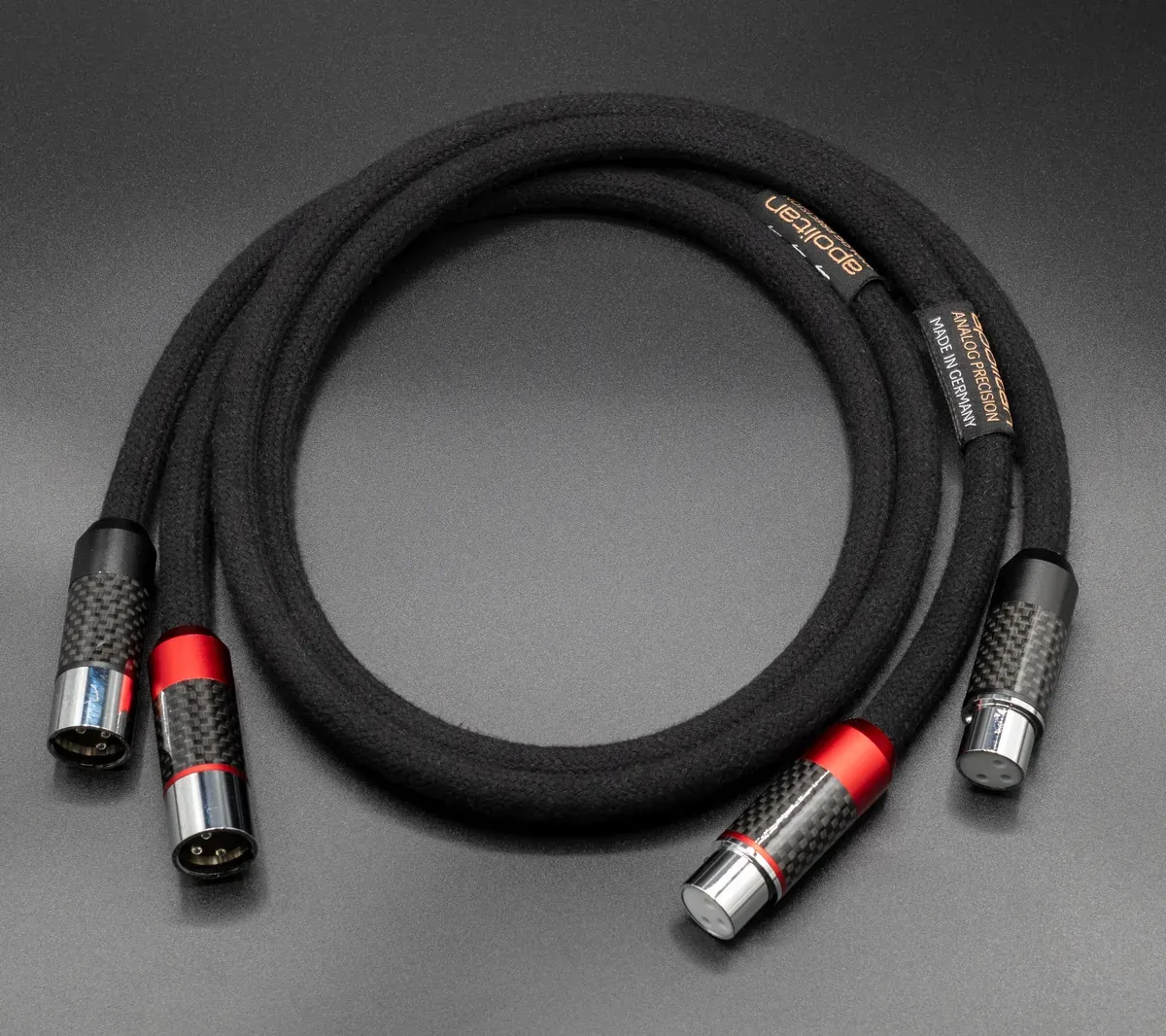 Gimpel XLR Kabel komplett mit Baumwollummantelung